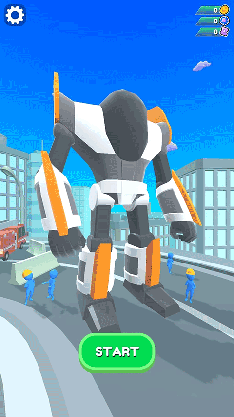 格斗机器人游戏手机版(Mechangelion-Robot Fighting)截图0