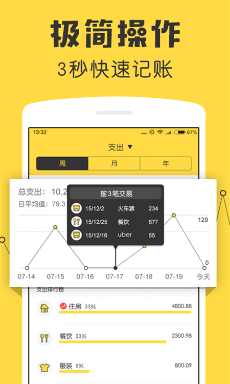 鲨鱼记账app截图2