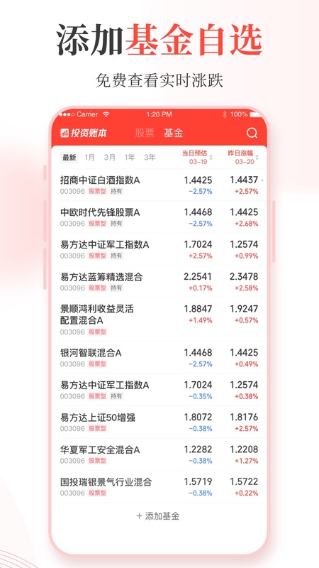 同花顺投资账本app截图