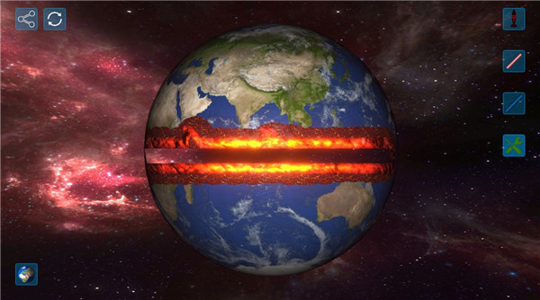 星球爆炸模拟器截图
