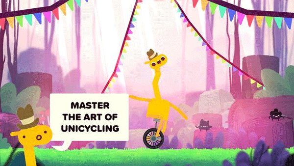 独轮车长颈鹿手游(unicycle giraffe)截图
