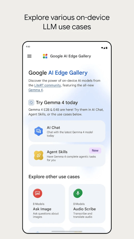 Google AI Edge Gallery截图