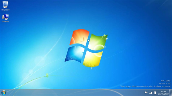 win7模拟器英文版截图