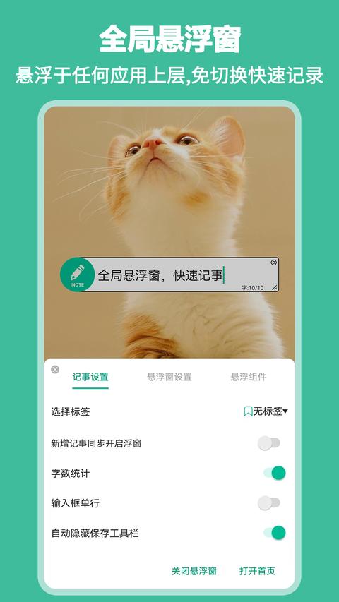 iNote悬浮记事本截图