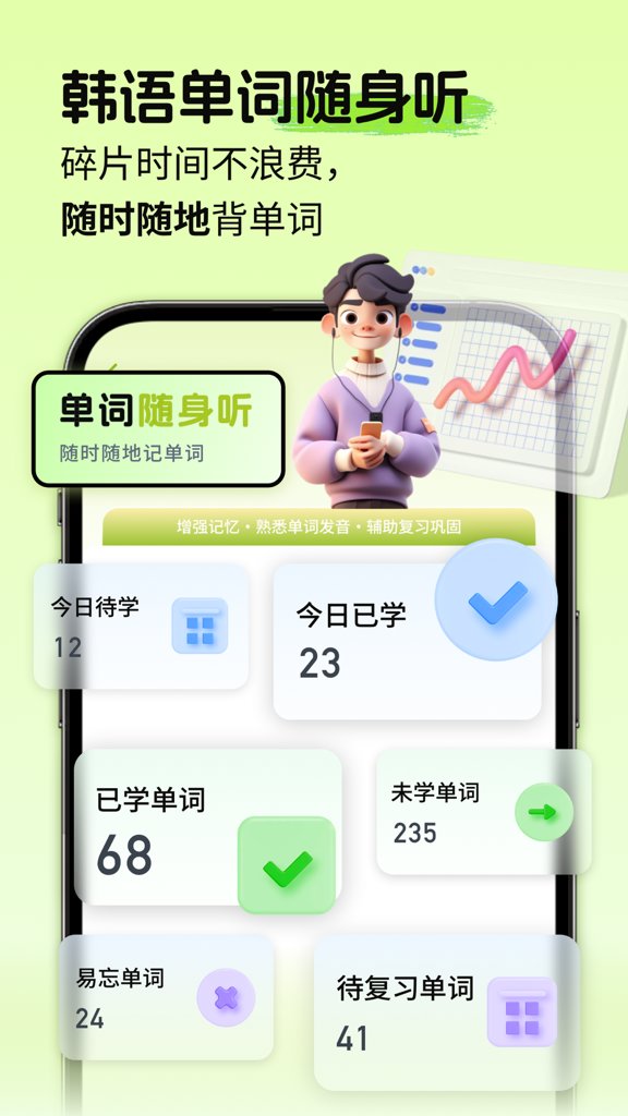 韩语单词随身听截图