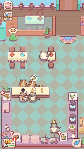 猫咪餐厅大亨(Cat Restaurant Tycoon)截图0
