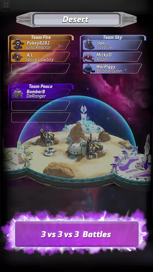 银河坦克竞技场Tanks of the Galaxy截图0