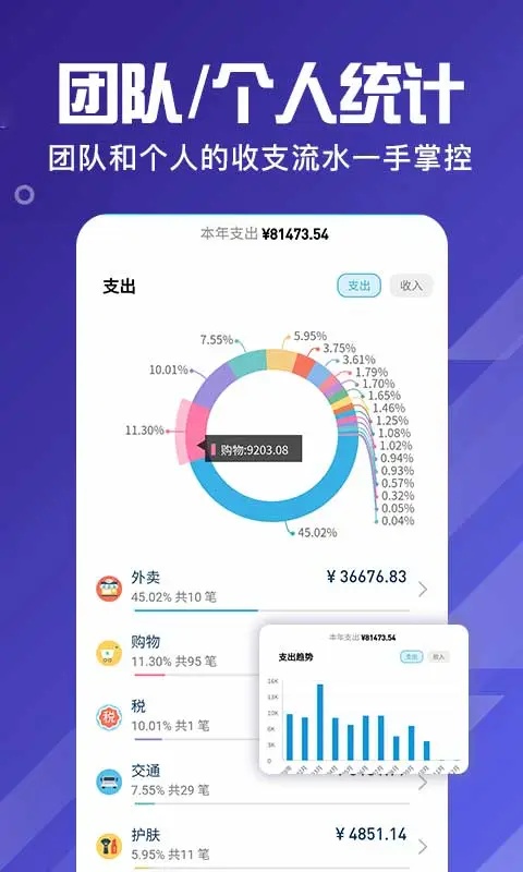 百事AA记账截图