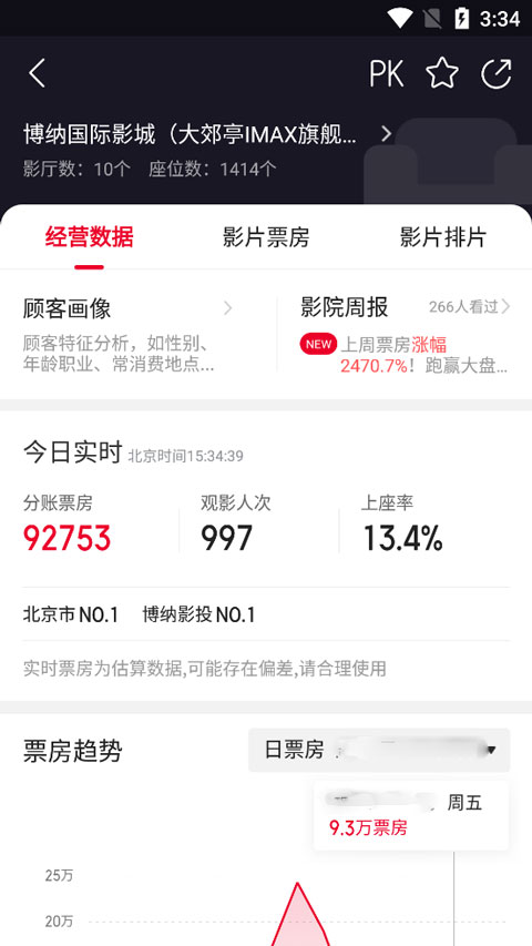 猫眼专业版app截图