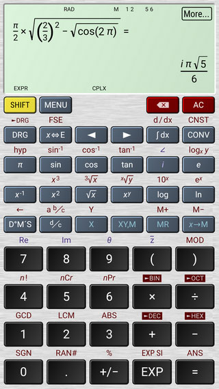 HiPER Calc PRO计算器截图