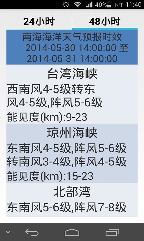 海洋天气截图0