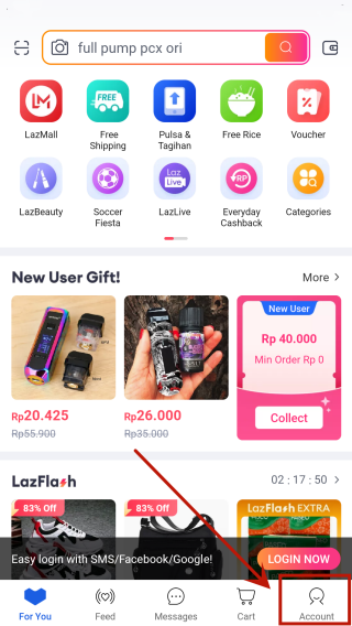 Lazada中文版截图