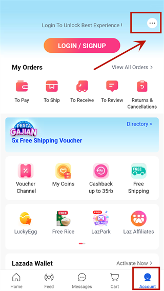 Lazada中文版截图