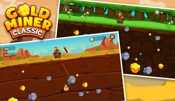 黄金矿工经典版英文版(GoldMiner)截图
