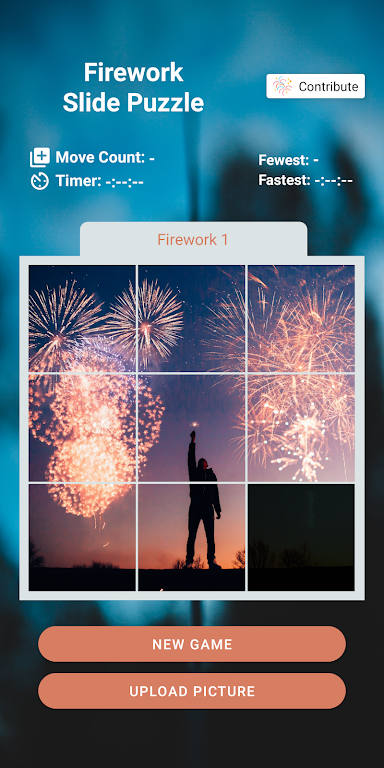 烟花幻灯片拼图(FireworkSlidePuzzle)截图