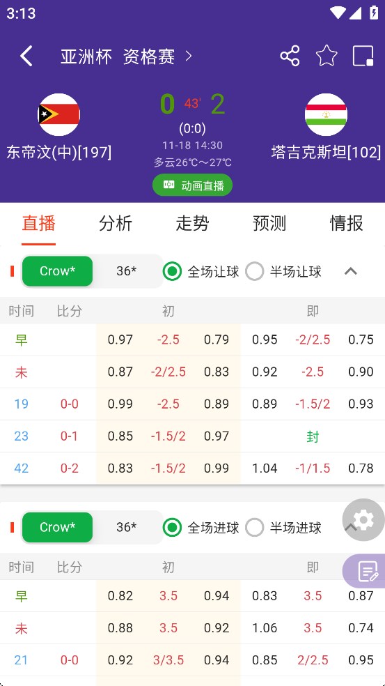 捷报比分app截图