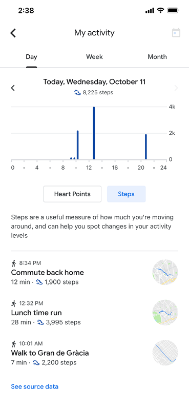 google谷歌健身app(fit)截图