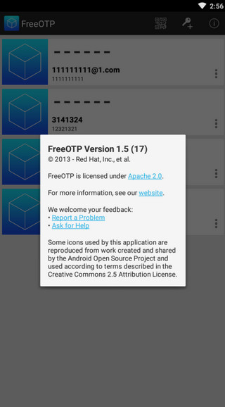 Freeotp手机app截图