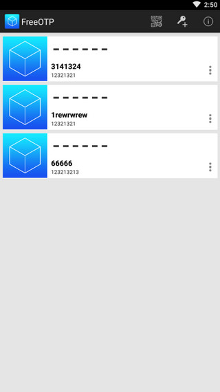 Freeotp手机app截图