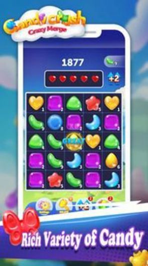 Candy Crush:Crazy Merge截图0