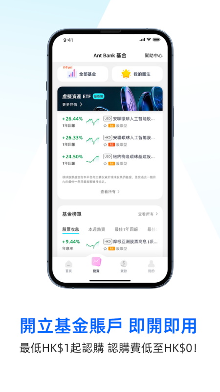 蚂蚁银行香港app截图1