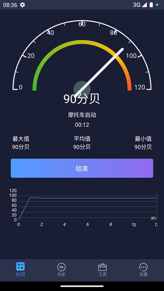 分贝仪噪音检测截图0