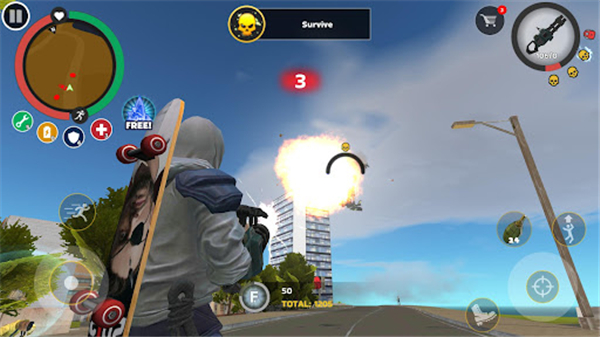 Rope Hero: Mafia City Wars截图