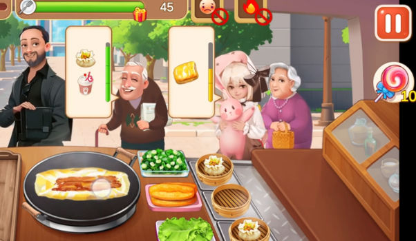 楼下的早餐店截图
