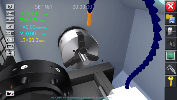 cnc数控车床模拟仿真软件手机版(CNC Simulator Free)截图