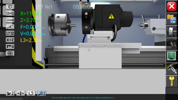 cnc数控车床模拟仿真软件手机版(CNC Simulator Free)截图