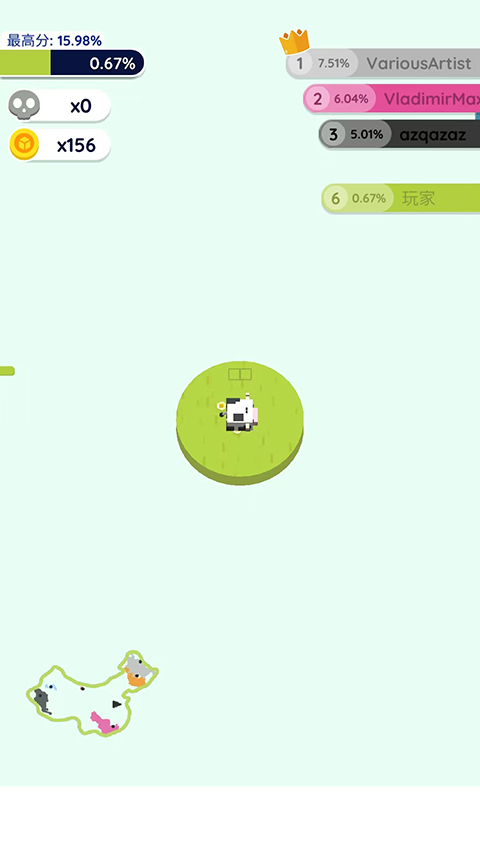 纸片大作战2中文版(Paper.io 2)截图