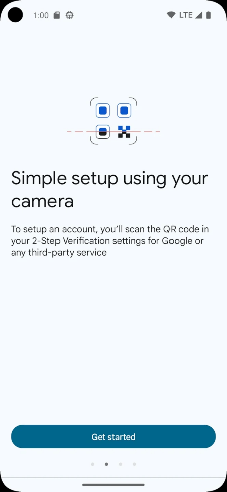 谷歌身份验证器app截图
