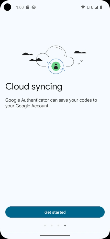 谷歌身份验证器app截图