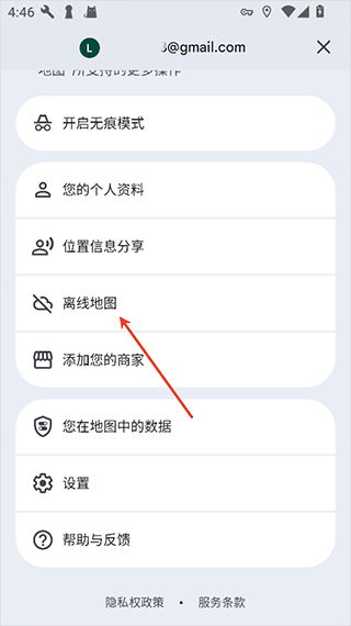 Google地图app截图