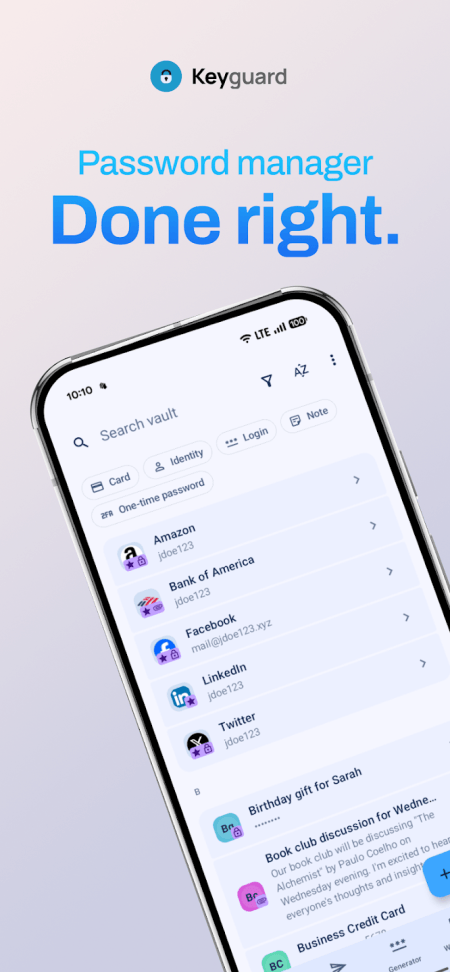 Keyguard截图
