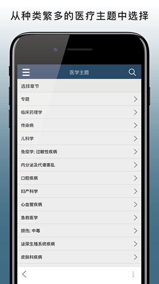 默沙东诊疗手册专业版 中文版v2.7截图