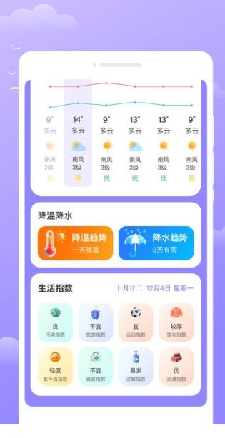 云枝天气截图0