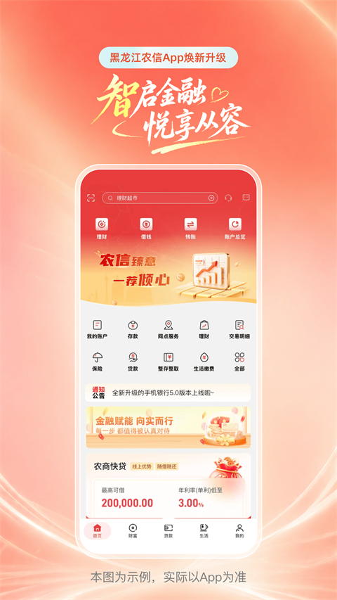黑龙江农商银行手机银行截图