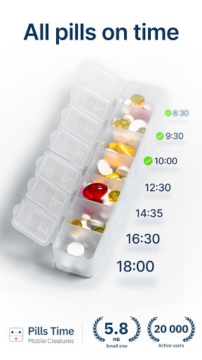 Pill Reminder按时吃药提醒截图