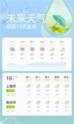 今天天气截图