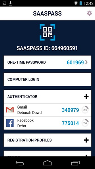 SAASPASS身份验证器 安卓版v2.2.37截图0