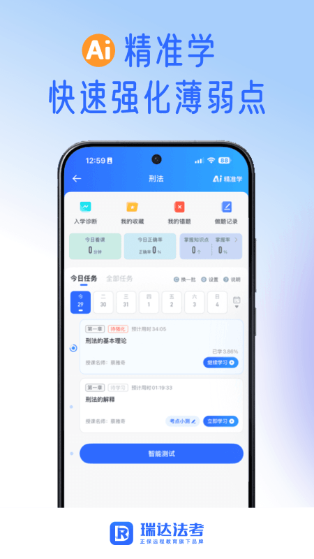 瑞达法考app截图2