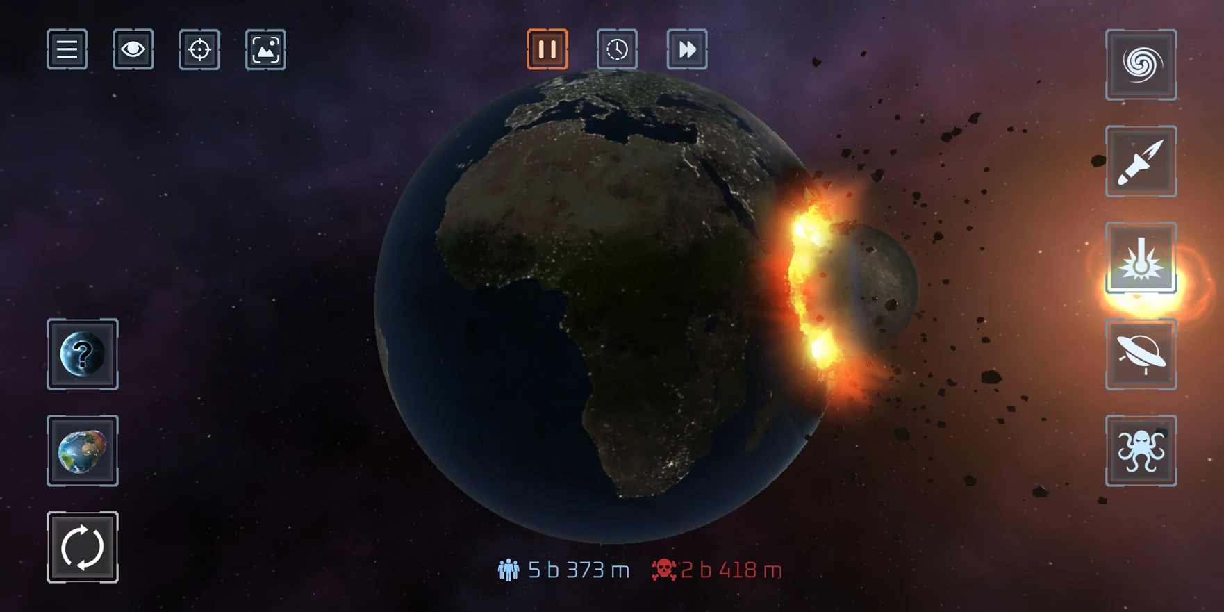 星球爆炸模拟器全解锁版截图0