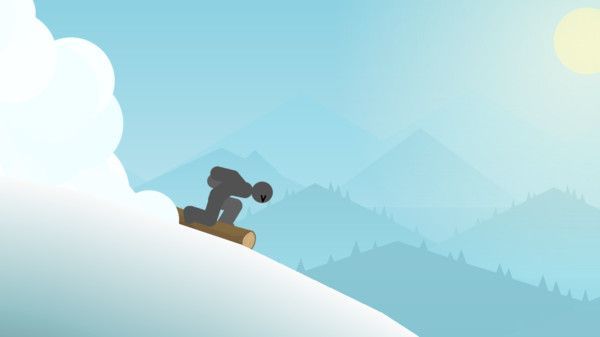 火柴人滑雪冒险截图0
