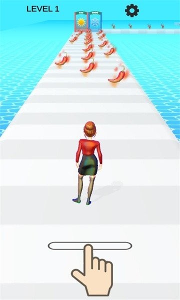 冰火女孩手游(Hot Run 3D)截图0