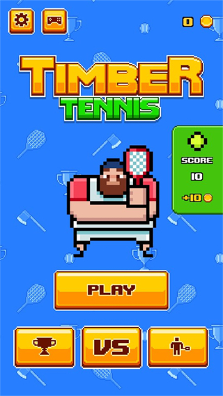 像素网球（Timber Tennis）截图0