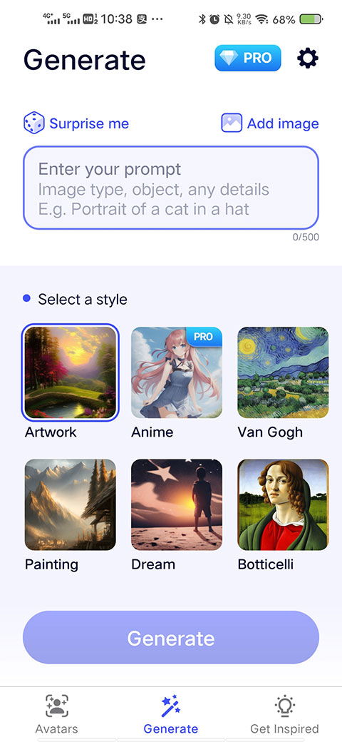 AIBY AI Art绘画生成器截图3
